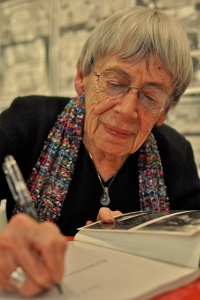 Le Guin at a booksigning in 2013